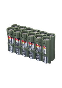 Storacell 12 AA Pack Battery Caddy (Military Green)