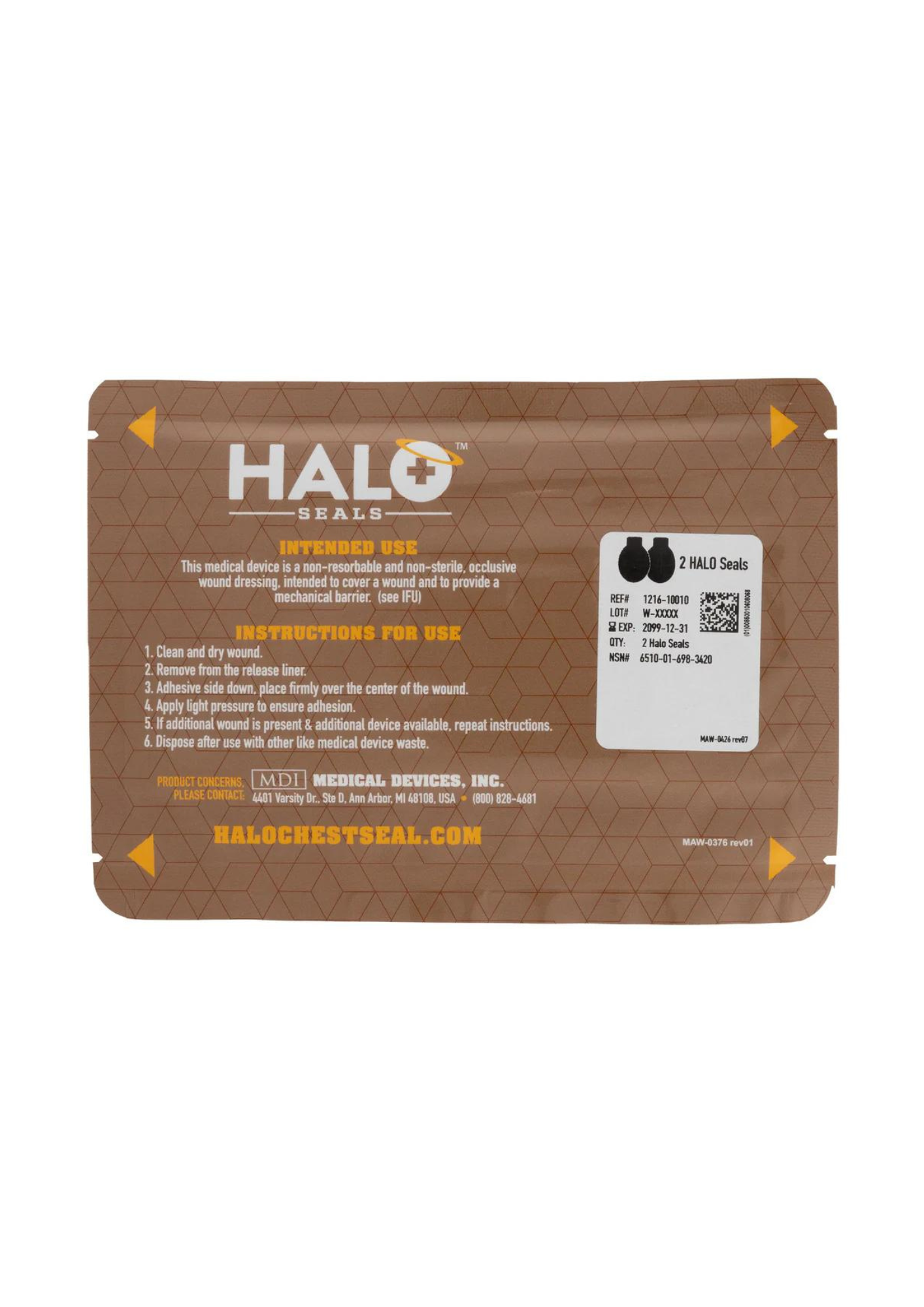 HALO Seal IFAK Two Pack (non-vented)